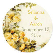 Vintage boda de rosas románticos Save the Date