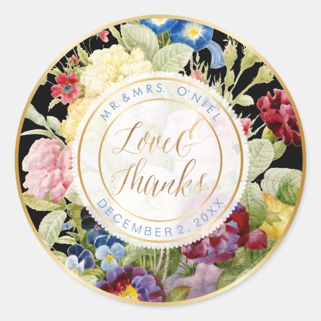 Pegatina Redonda VINTAJE DE PixDezines AÚN LIFE (Anverso)