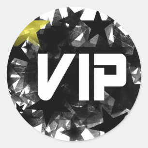 PEGATINA REDONDA VIP