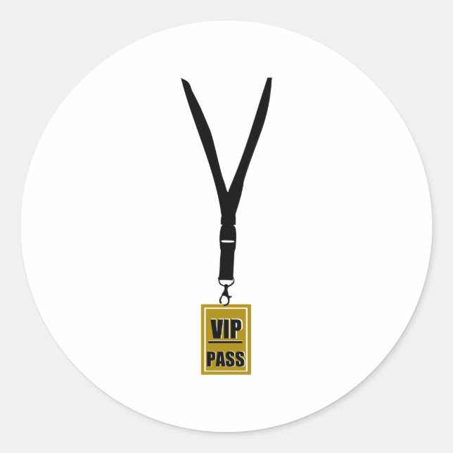 PEGATINA REDONDA VIP (Anverso)