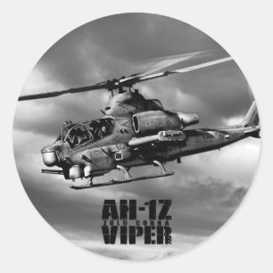 Pegatina Redonda Viper AH-1Z