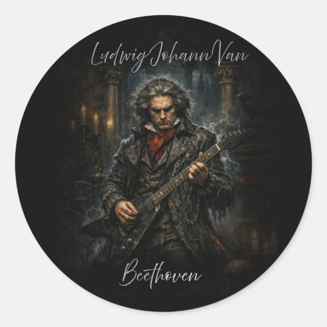 Pegatina Redonda Virtual Belonging (Anverso)