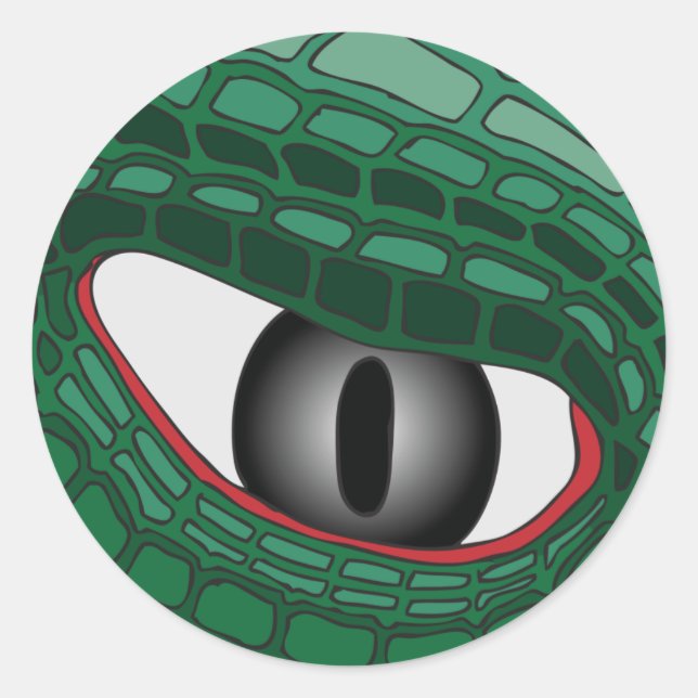 PEGATINA REDONDA VISTA MONSTER #7 (Anverso)