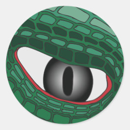 PEGATINA REDONDA VISTA MONSTER #7