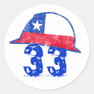 Pegatina Redonda ¡Viva Chile!