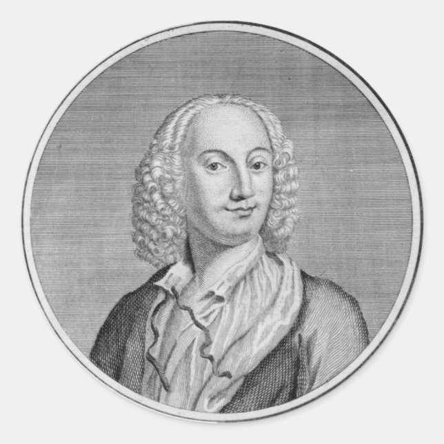 Pegatina Redonda Vivaldi Sticker (Anverso)