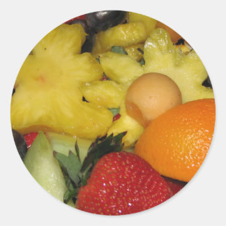 Pegatina Redonda Vivid Fruit