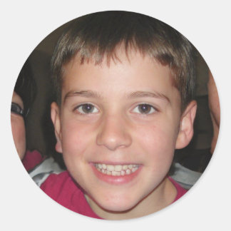 Pegatina Redonda Vivir con miedo