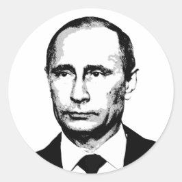 Pegatina Redonda Vlad Putin
