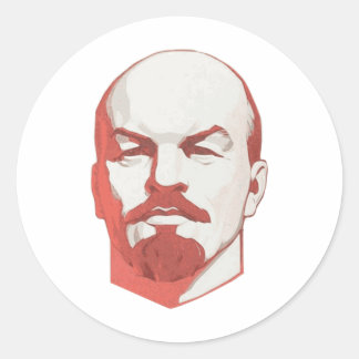 Pegatina Redonda Vladimir Lenin