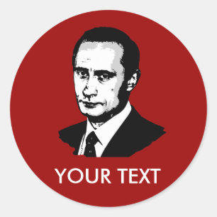 Pegatina Redonda Vladimir Putin