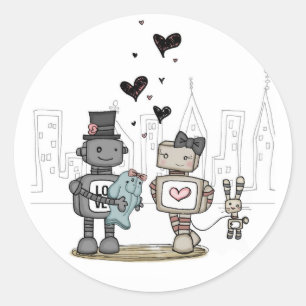 Pegatina Redonda vol25 - de corazón