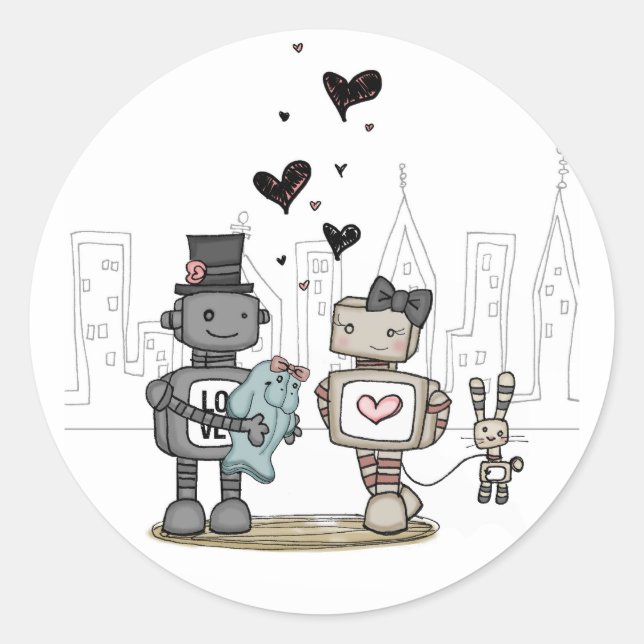 Pegatina Redonda vol25 - de corazón (Anverso)