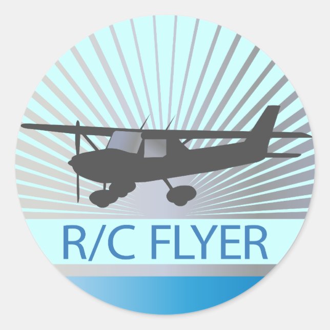 Pegatina Redonda Volante R/C (Anverso)