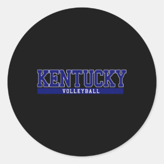 Pegatina Redonda Voleibol de Kentucky