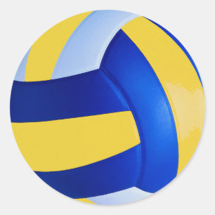 Pegatina Redonda Volley Ball