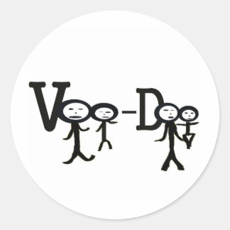 Pegatina Redonda voo Doo