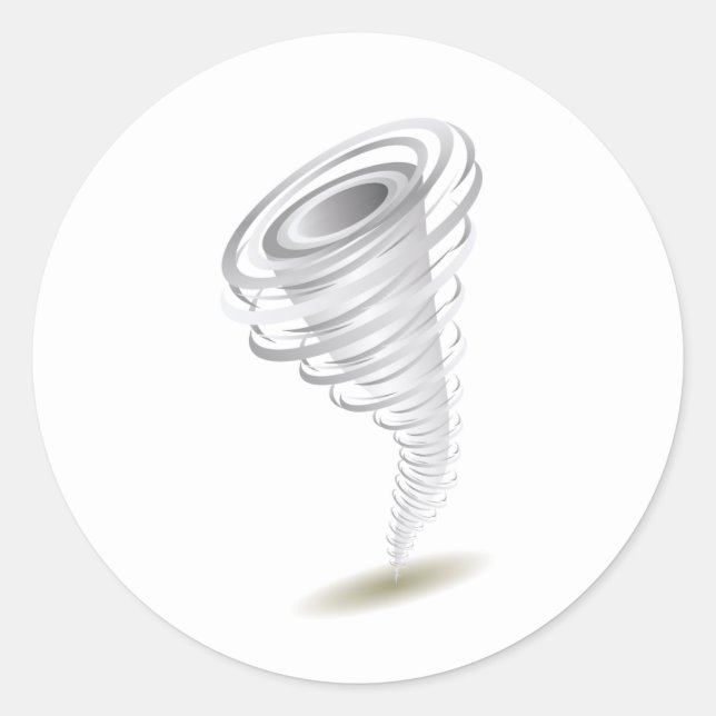 Pegatina Redonda vorágine (Anverso)