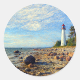 Pegatina Redonda Vormsi Stillness