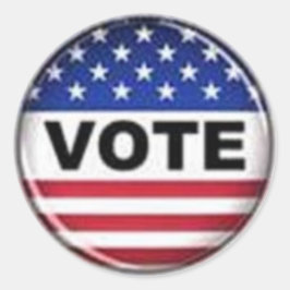 PEGATINA REDONDA VOTA POR TU CANDIDATO......