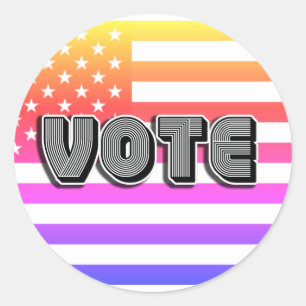 PEGATINA REDONDA VOTACIÓN