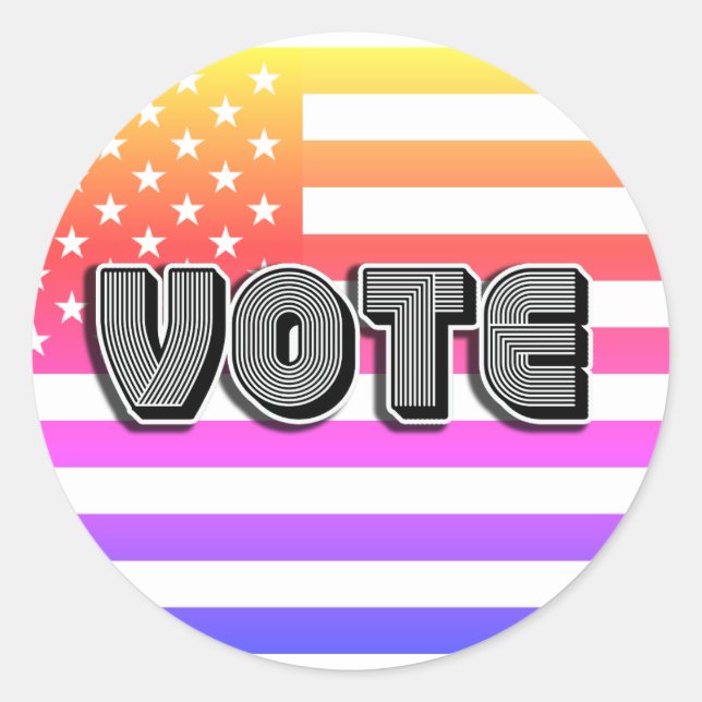 PEGATINA REDONDA VOTACIÓN (Anverso)