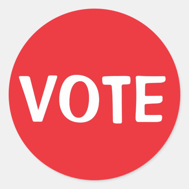 PEGATINA REDONDA VOTACIÓN (Anverso)