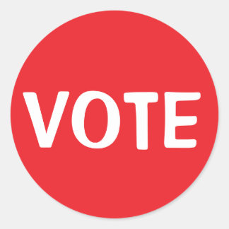 PEGATINA REDONDA VOTACIÓN