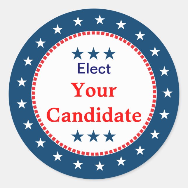 Pegatina Redonda Votación 2012 (Anverso)