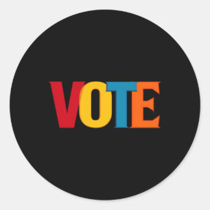 Pegatina Redonda Votación 2024