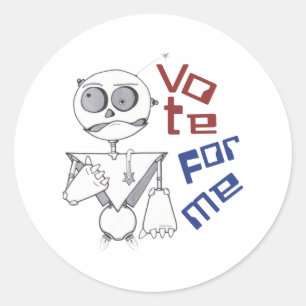 PEGATINA REDONDA VOTAR POR MÍ