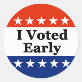 Pegatina Redonda Voté a comienzos de las elecciones de 2026