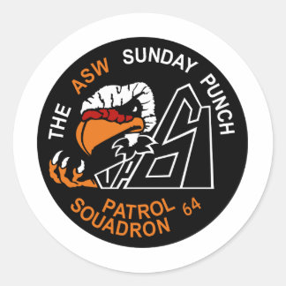 Pegatina Redonda VP-64 Cóndores