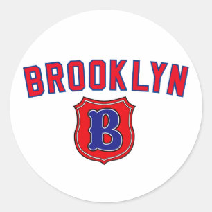 Pegatina Redonda Vuelta de Brooklyn