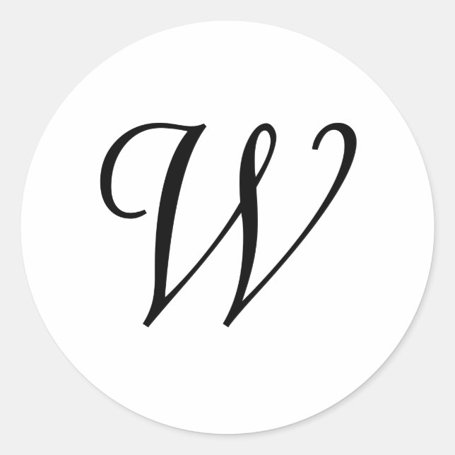 PEGATINA REDONDA W (Anverso)