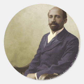 Pegatina Redonda W.E.B. Du Bois