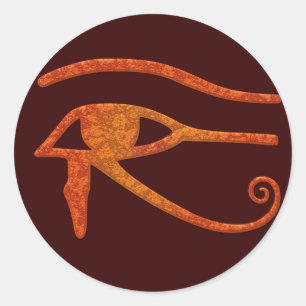 Pegatina Redonda WADJET OYE OF RA Pegatinas