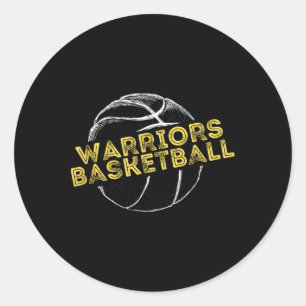 Pegatina Redonda Warris Sketll Player Sketll Sports V1
