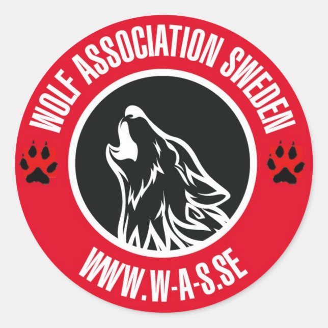 Pegatina Redonda WAS dekal (Anverso)