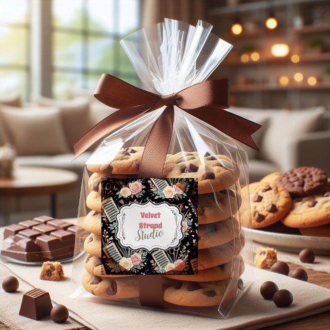 Pegatina Redonda Watercolor Floral Lash Artist (Subido por el creador)