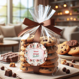 Pegatina Redonda Watercolor Lash Artist