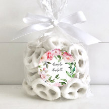 Watercolor Peony Magnolia Boda rosa