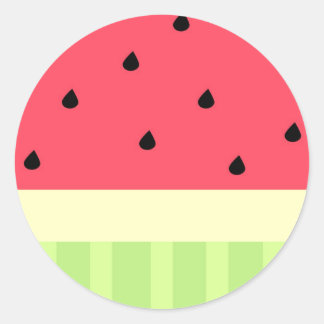 Pegatina Redonda Watermelon