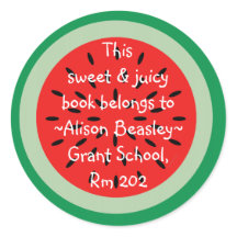 Watermelon Personalizado Art Schoolbook Book perte