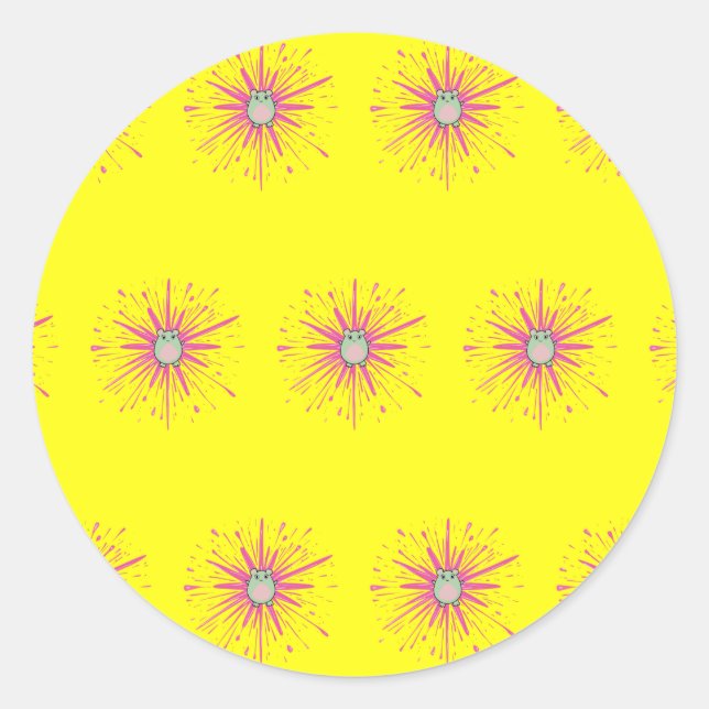 Pegatina Redonda WaTTerMaLLone Spark  (Anverso)