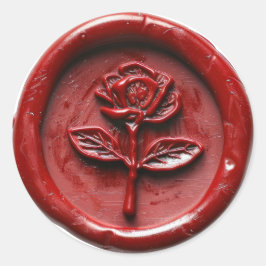 Pegatina Redonda wax seal mail tool