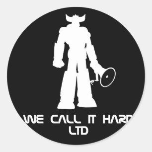 Pegatina Redonda We call it Hard Ltd bordador