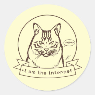 Pegatina Redonda WebCat
