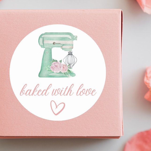 Pegatina Redonda Wedding Cake Business Thank you Sticker (Subido por el creador)