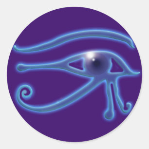 Pegatina Redonda WEDJET OYE OF HORUS Pegatinas